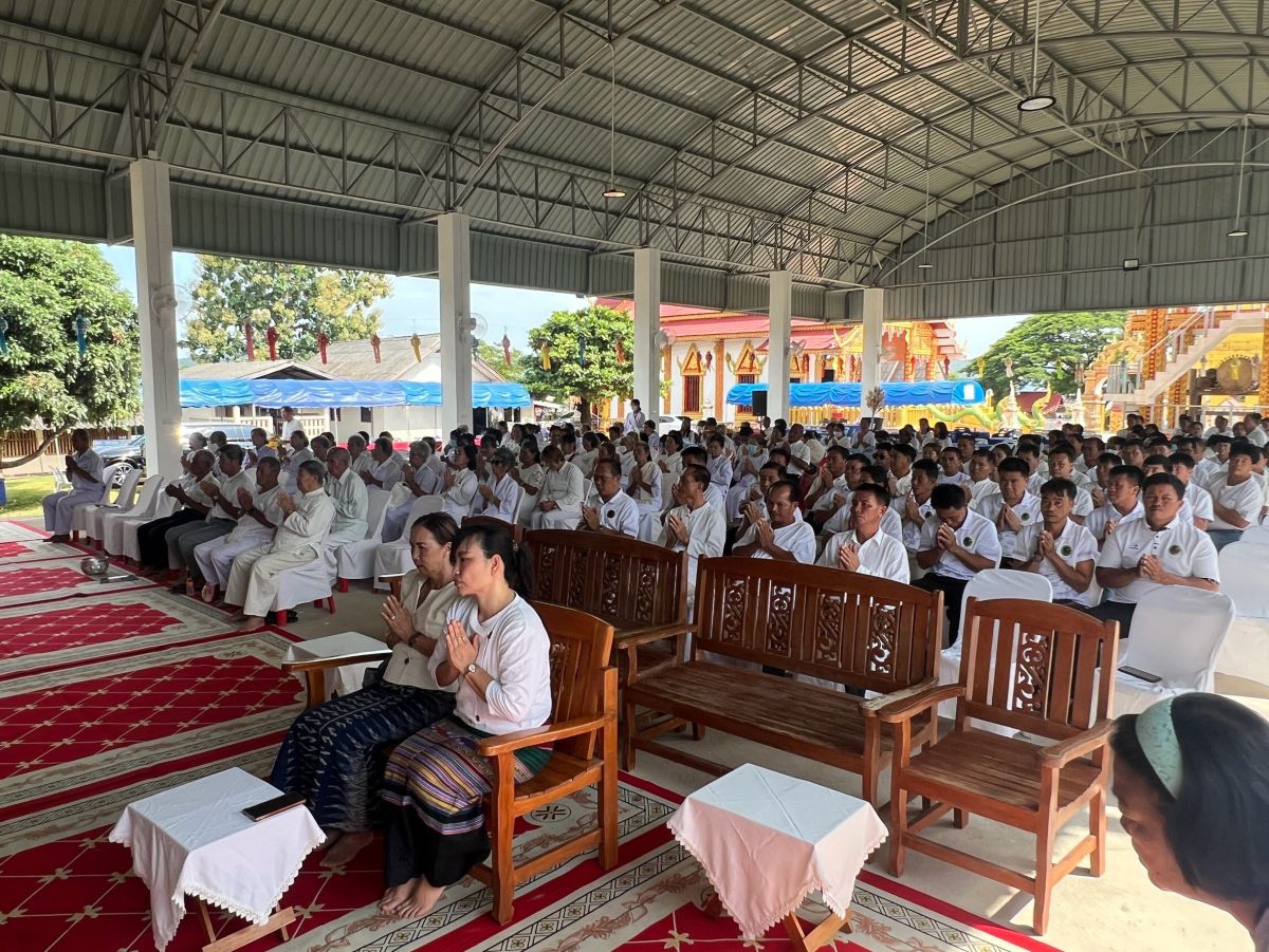 กิจกรรมโครงการปฏิบัติธรรมสัญจรของคณะสงฆ์อำเภอเชียงคำ